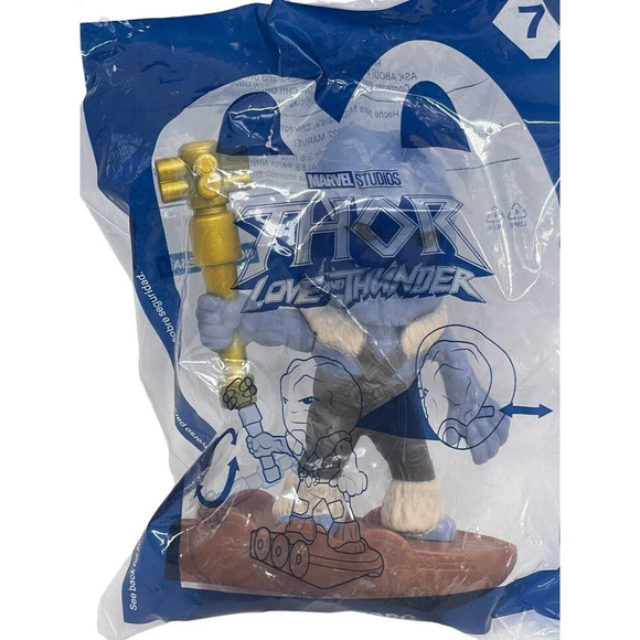 McDonald’s 2022  Thor Love and Thunder Movie Happy Meal Toys Thor  #7 - Picture 2 of 7